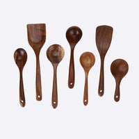 7pcs Thai Teak Kitchen Utensils Set